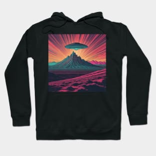 UFO Chronicles Podcast - UFO Glitch Artwork V2 Hoodie